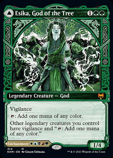 Esika, God of the Tree // The Prismatic Bridge (Showcase) [Kaldheim]