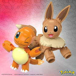 Pokemon Mega Poke Ball 2-Pack Charmander & Eevee