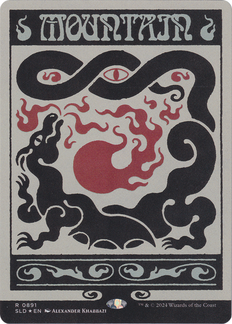 Mountain (0891) (Rainbow Foil) [Secret Lair Drop Series]