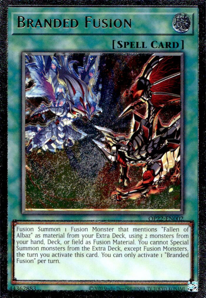 Branded Fusion [OP22-EN002] Ultimate Rare