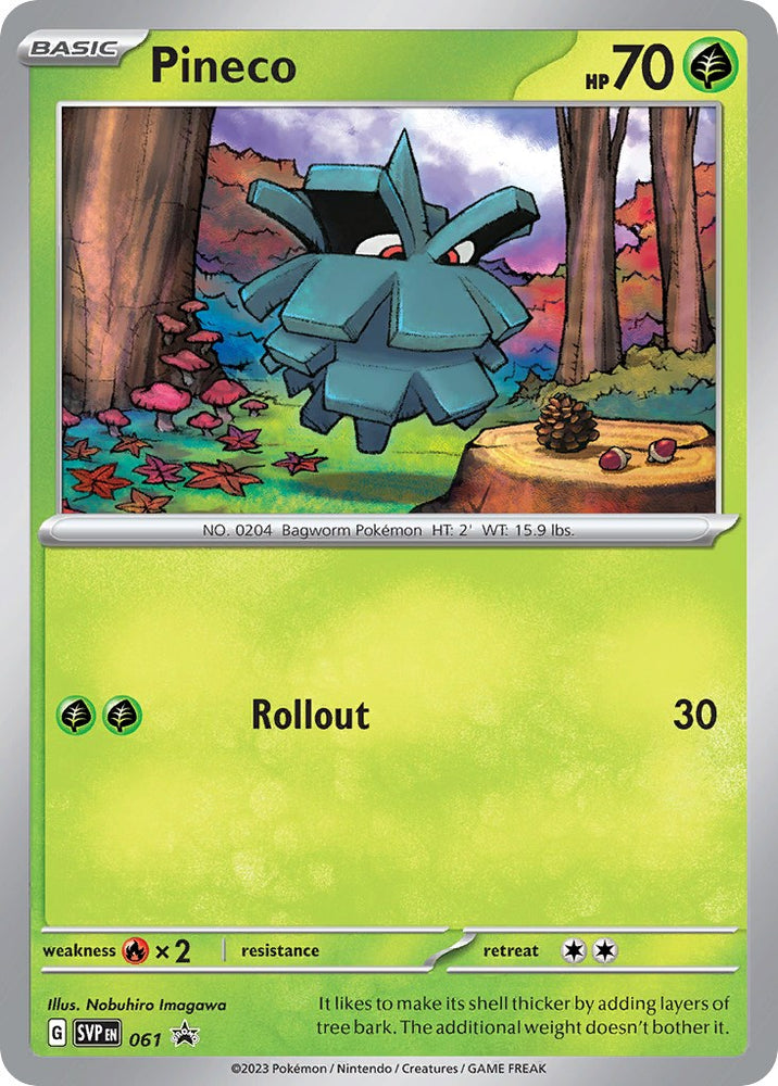 Pineco (061) [Scarlet & Violet: Black Star Promos]