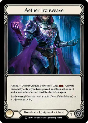 Aether Ironweave [1HV004] (Historic Pack 1 Blitz Deck Viserai)