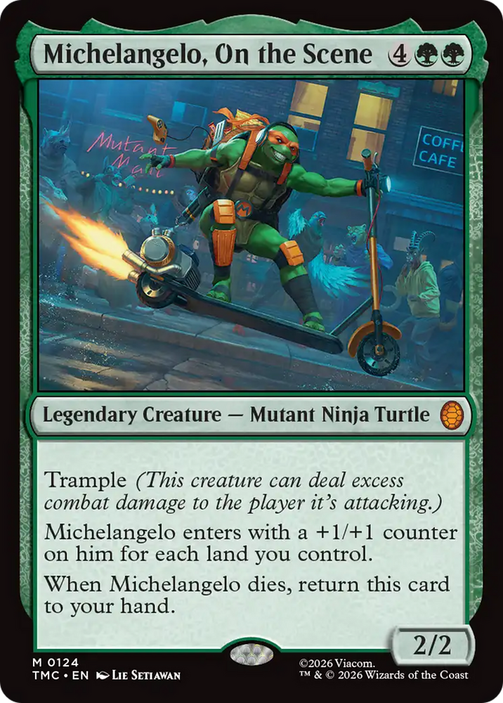 Michelangelo, On the Scene [Teenage Mutant Ninja Turtles Commander]