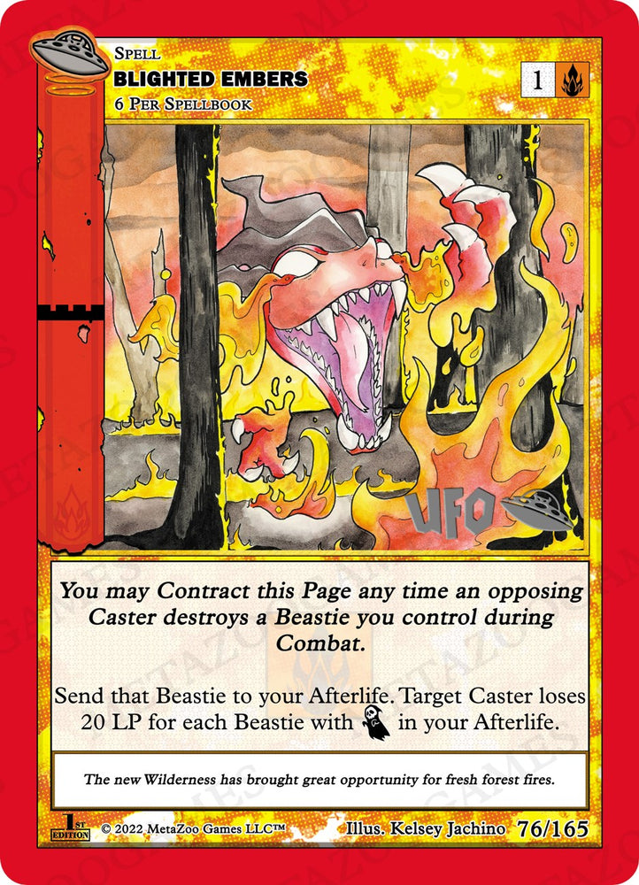 Blighted Embers [Cryptid Nation: UFO First Edition Spoiler Pack]