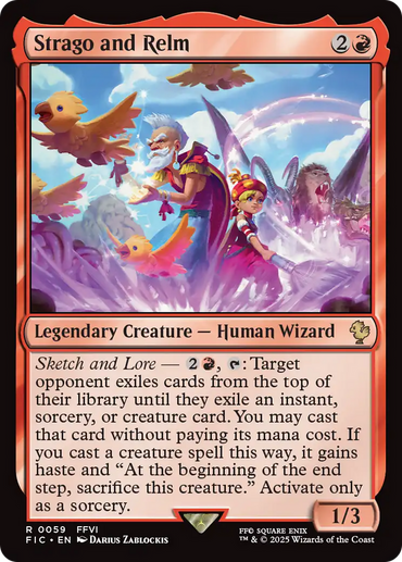 Strago and Relm [FINAL FANTASY Commander]