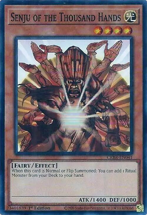 Senju of the Thousand Hands (SR) [CRBR-EN041] Super Rare