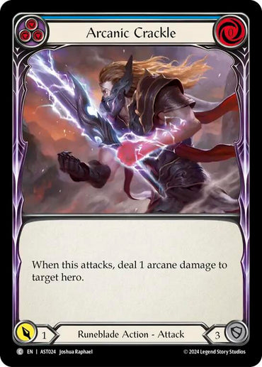 Arcanic Crackle (Blue) [AST024] (Armory Deck: Aurora)