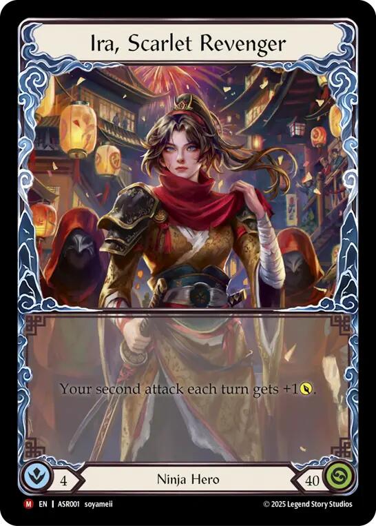 Ira, Scarlet Revenger (Rainbow Foil) [ASR001] (Armory Deck: Ira)  Rainbow Foil