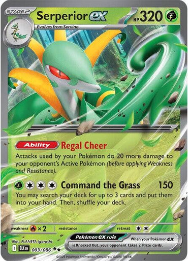 Serperior ex (003/086) [Scarlet & Violet: Black Bolt]