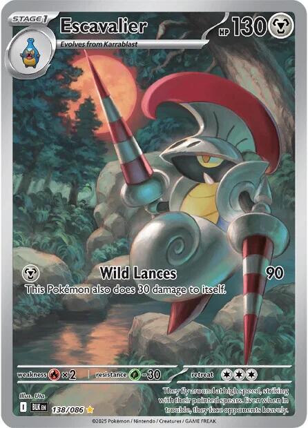 Escavalier (138/086) [Scarlet & Violet: Black Bolt]