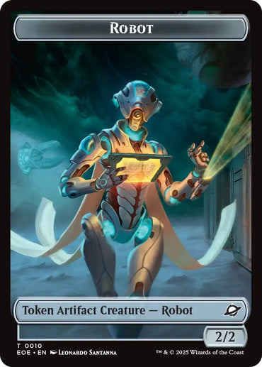Robot // Lander (0006) Double-Sided Token [Edge of Eternities Tokens]
