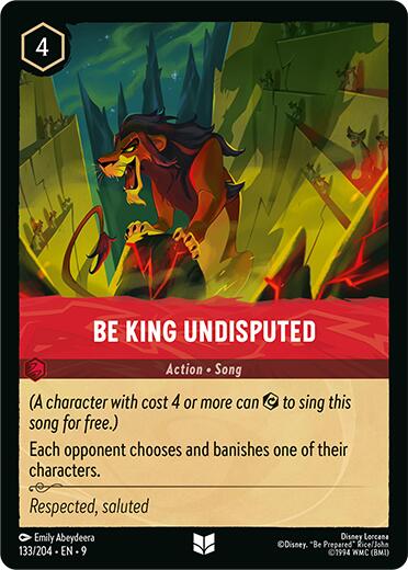 Be King Undisputed (133/204) [Fabled]