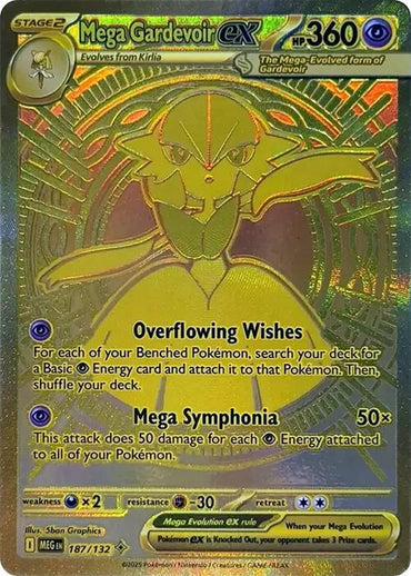 Mega Gardevoir ex (187/132) [Mega Evolutions: Base Set]