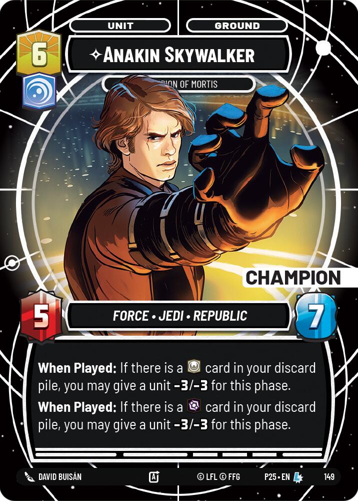 Anakin Skywalker - Champion of Mortis (Champion) (147) (147) [Sector and Regional Promos: Season 1]