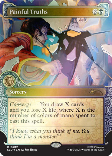 Painful Truths (Rainbow Foil) [Secret Lair Drop Series]