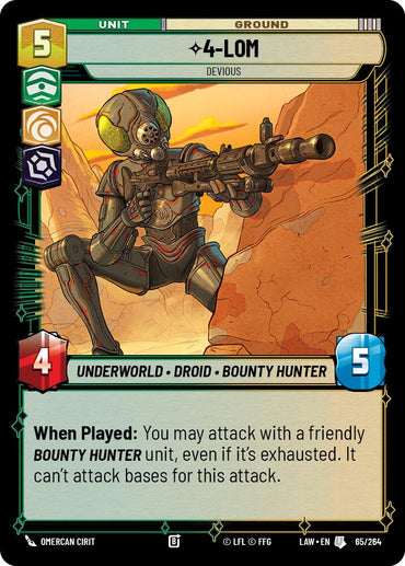 4-LOM -LOM - Devious (65/264) (65/264) [A Lawless Time]