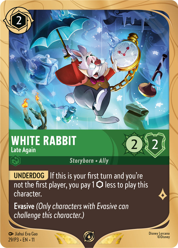 White Rabbit - Late Again (29) [Promo Cards]