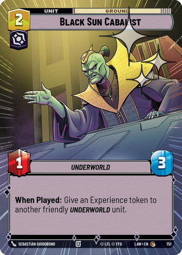 Black Sun Cabalist (751) (Hyperspace Foil) (751) [A Lawless Time]