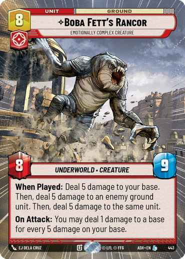 Boba Fett's Rancor - Emotionally Complex Creature (443) (Hyperspace) (443) [Ashes of the Empire]