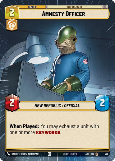Amnesty Officer (478) (Hyperspace) (478) [Ashes of the Empire]