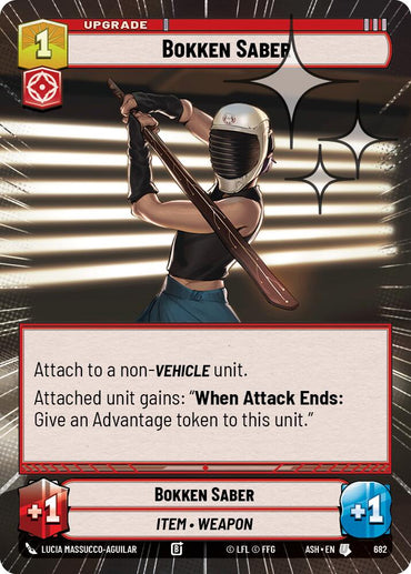 Bokken Saber (682) (Hyperspace Foil) (682) [Ashes of the Empire]