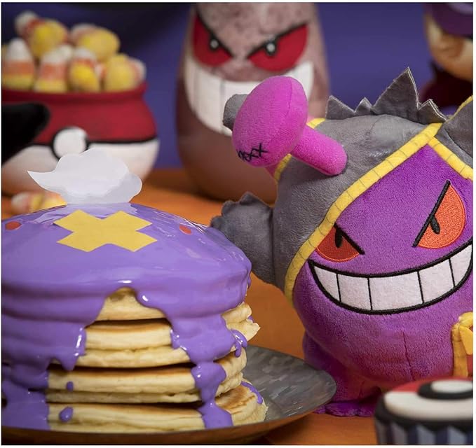 Pokemon Gengar 2018 Halloween: We Are Team Trick Gengar Banette Plush 7.5"