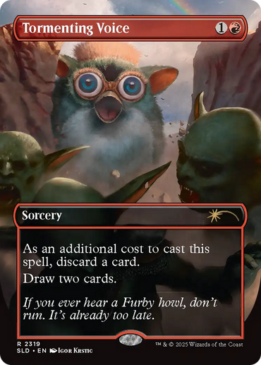 Tormenting Voice (Rainbow Foil) [Secret Lair Drop Series]