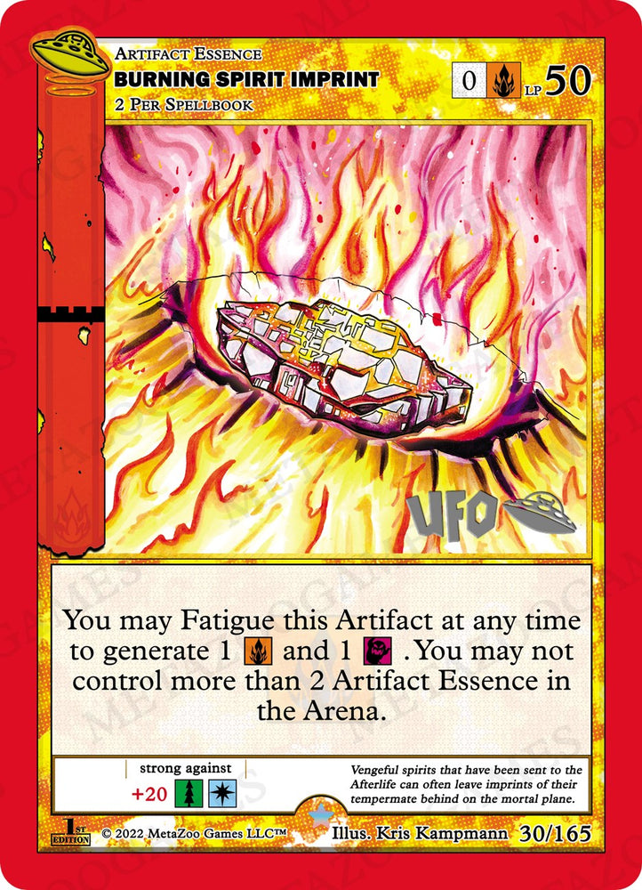 Burning Spirit Imprint [Cryptid Nation: UFO First Edition Spoiler Pack]