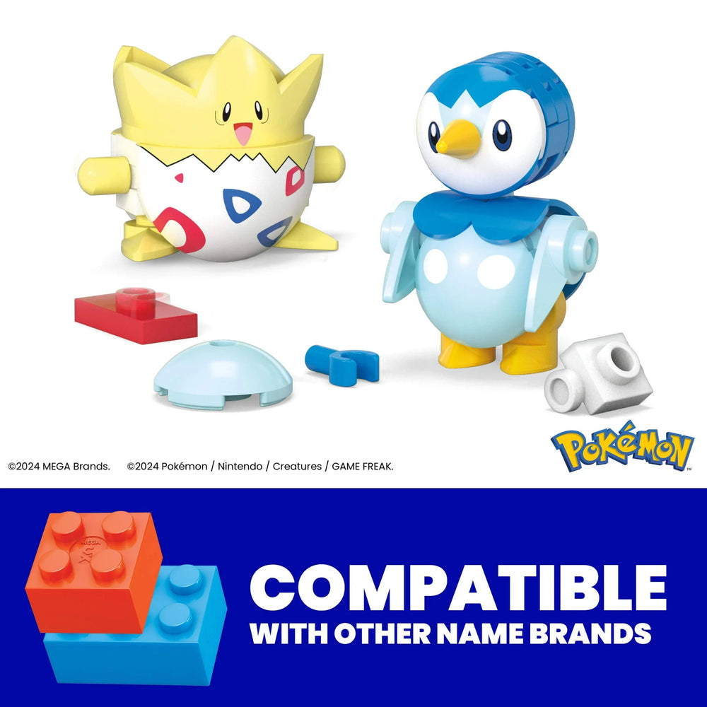 Pokemon Mega Poke Ball 2-Pack Togepi & Piplup