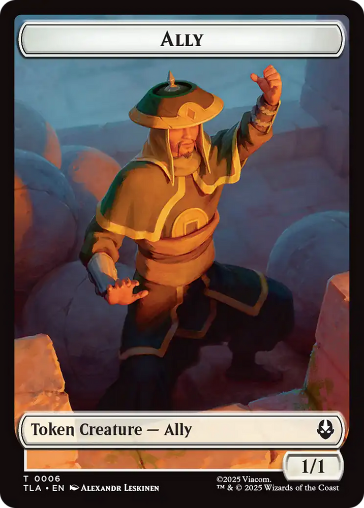 Ally (0006) // Bear Double-Sided Tokens [Avatar: The Last Airbender Tokens]
