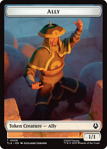 Ally (0006) // Bear Double-Sided Tokens [Avatar: The Last Airbender Tokens]