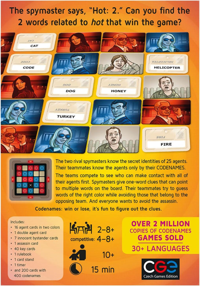Codenames Boardgame