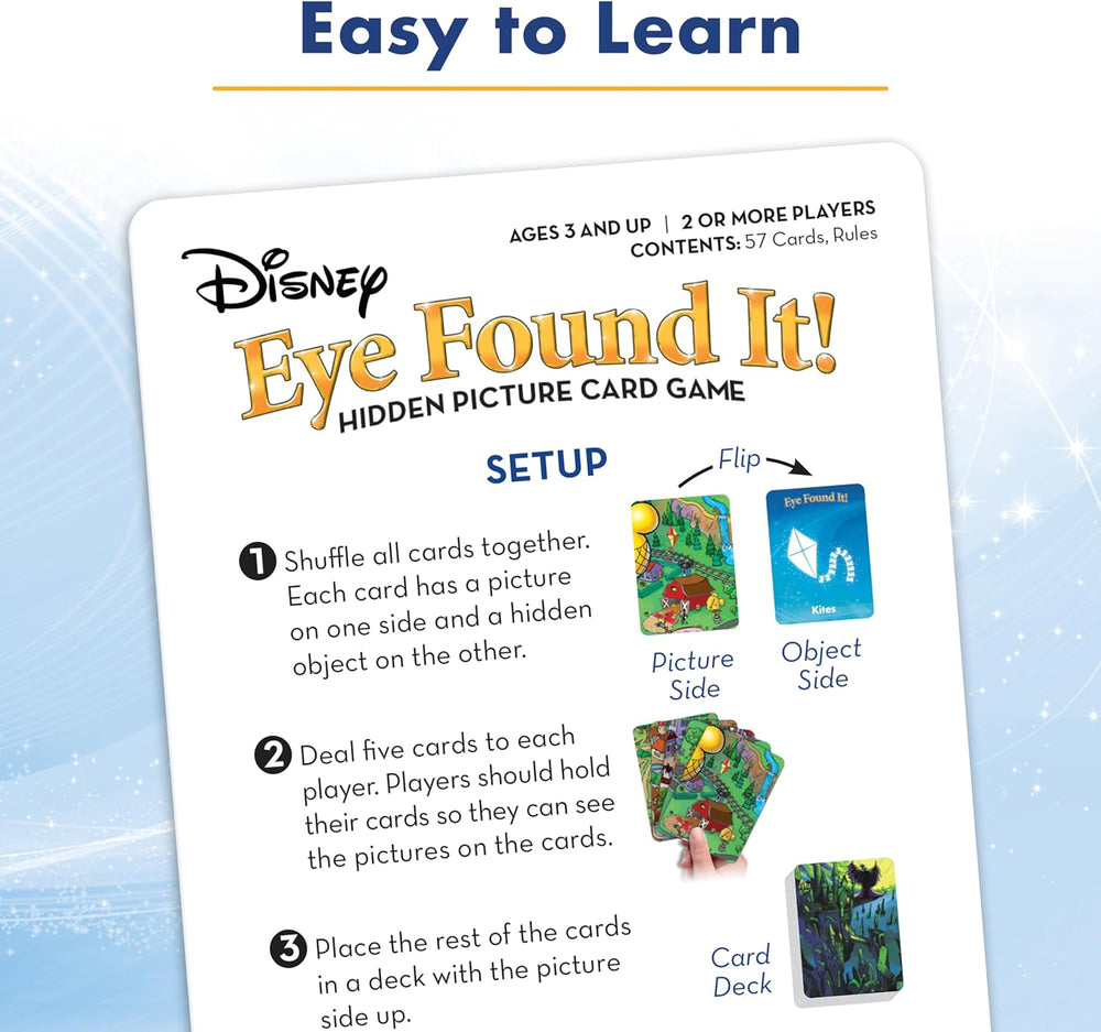 Disney Eye Found It! Hidden Picture Card Game