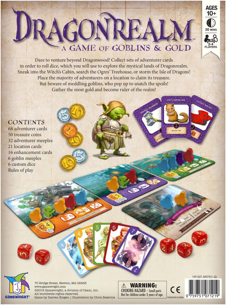 Dragonrealm A Game of Goblins & Gold - Gamewright