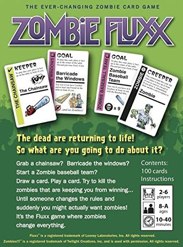 Fluxx Zombie Card Game