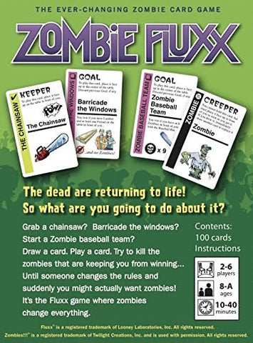 Fluxx Zombie Card Game