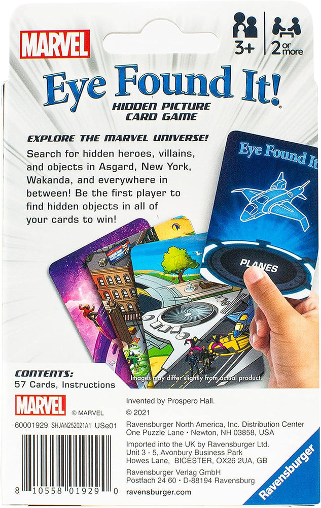 Marvel Eye Found It! Hidden Picture Card Game