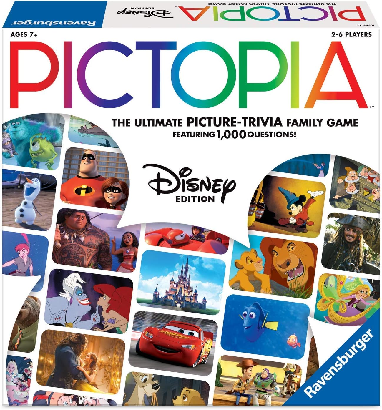 Pictopia The Ultimate PICTURE-TRIVIA Family Game - Disney Edition