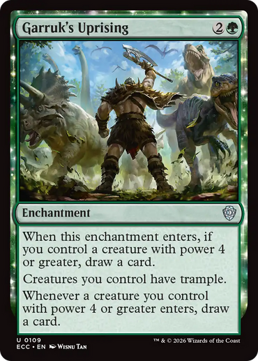 Garruk's Uprising [Lorwyn Eclipsed Commander]