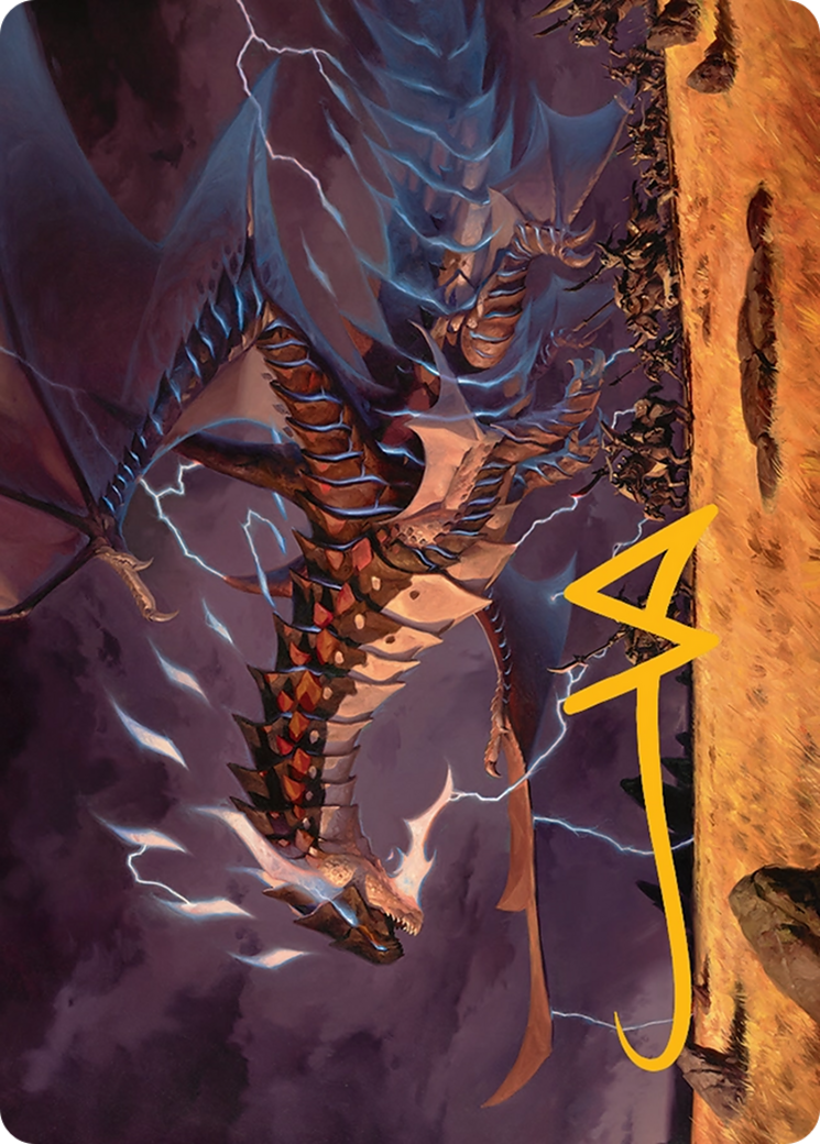 Neriv, Heart of the Storm Art Card (25/54) [Tarkir: Dragonstorm Art Series]