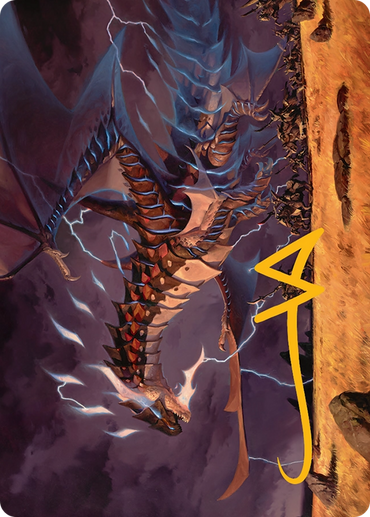 Neriv, Heart of the Storm Art Card (25/54) [Tarkir: Dragonstorm Art Series]