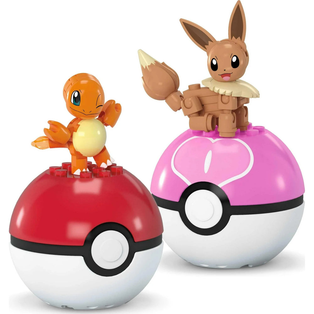 Pokemon Mega Poke Ball 2-Pack Charmander & Eevee
