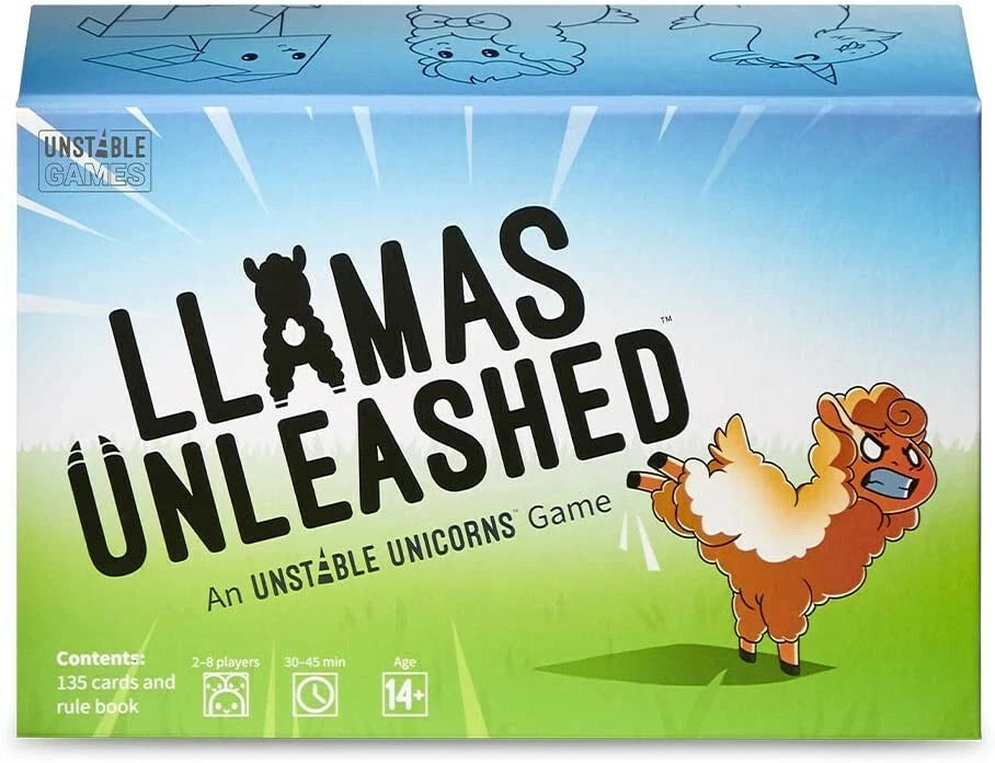 Llamas Unleashed Card Game - An Unstable Unicorns Game